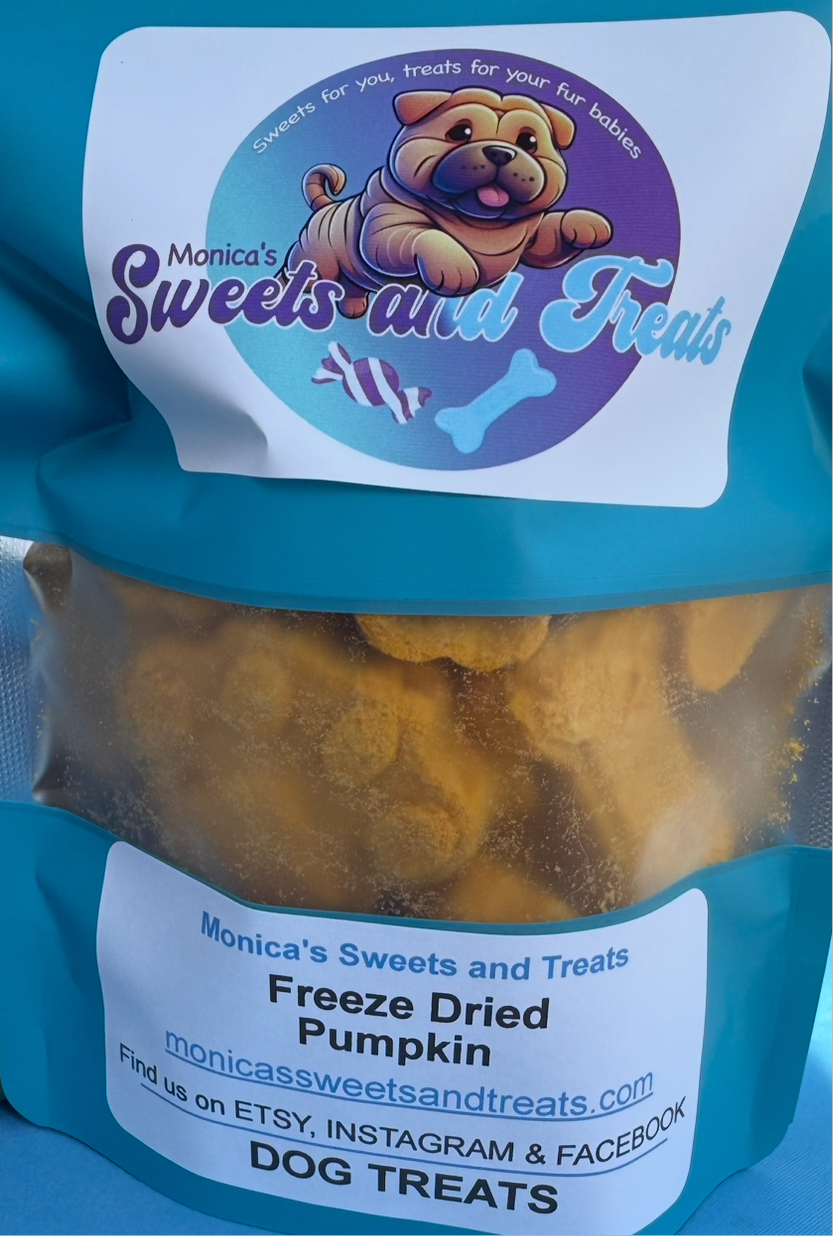 Freeze Dried Pumpkin Dog Treats