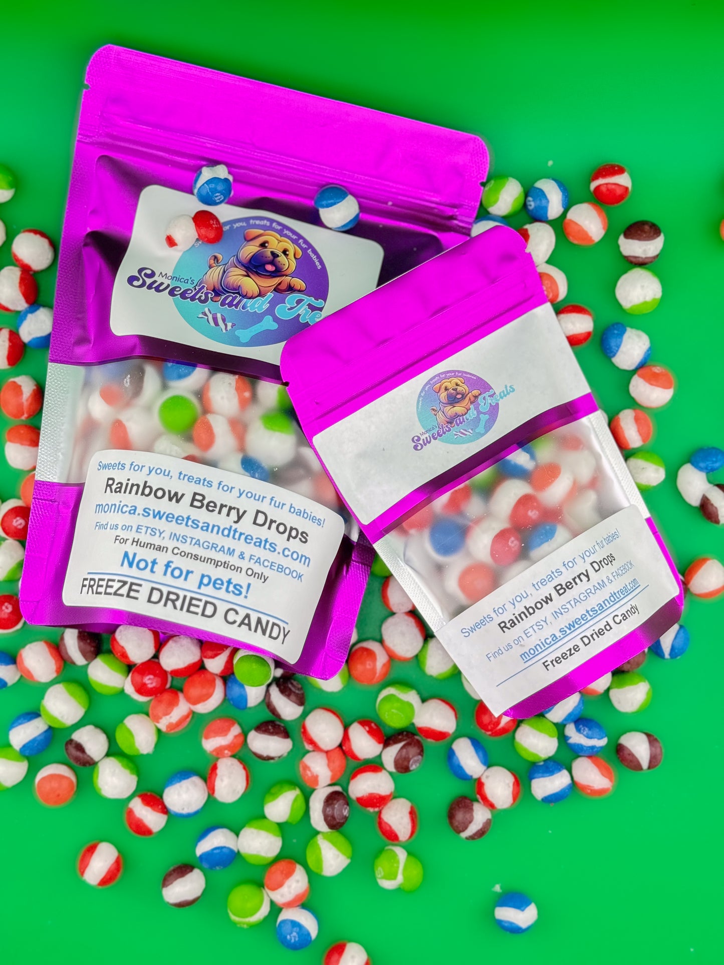 Freeze Dried Rainbow Berry Drops