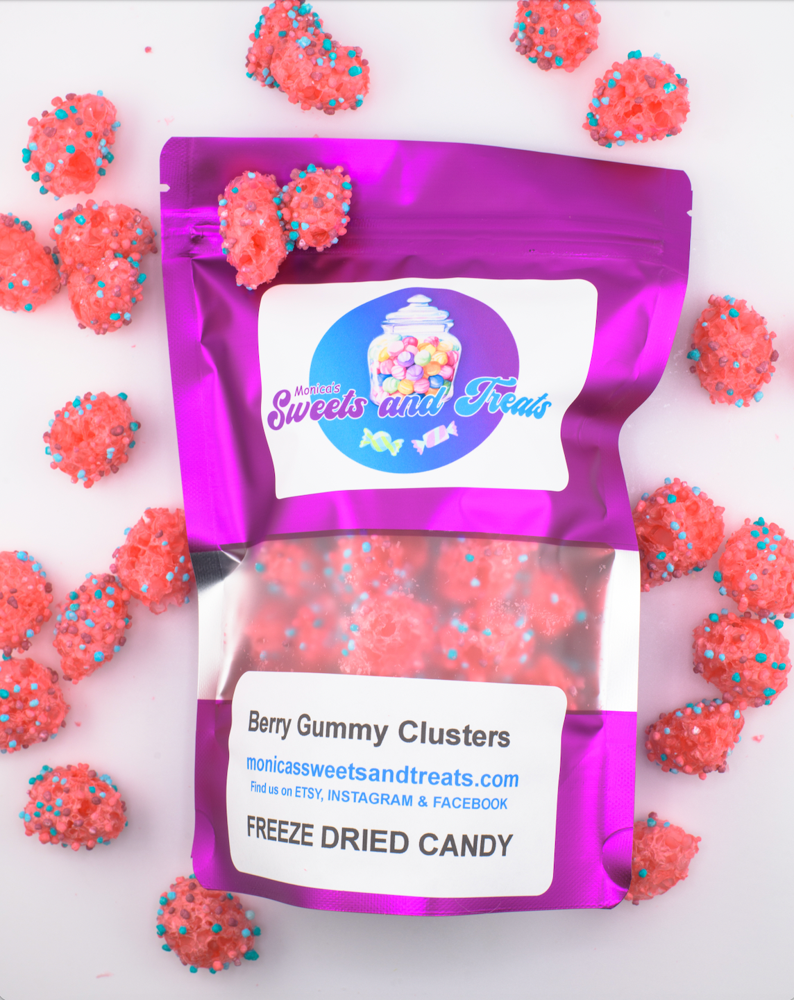 Freeze Dried Berry Gummy Clusters