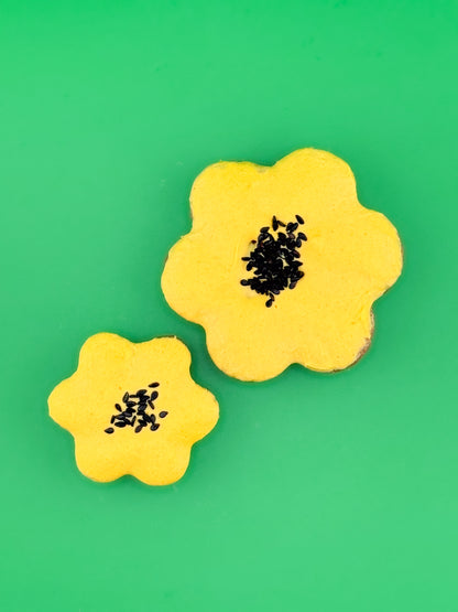 Frosted Sunflowers Dog Treats