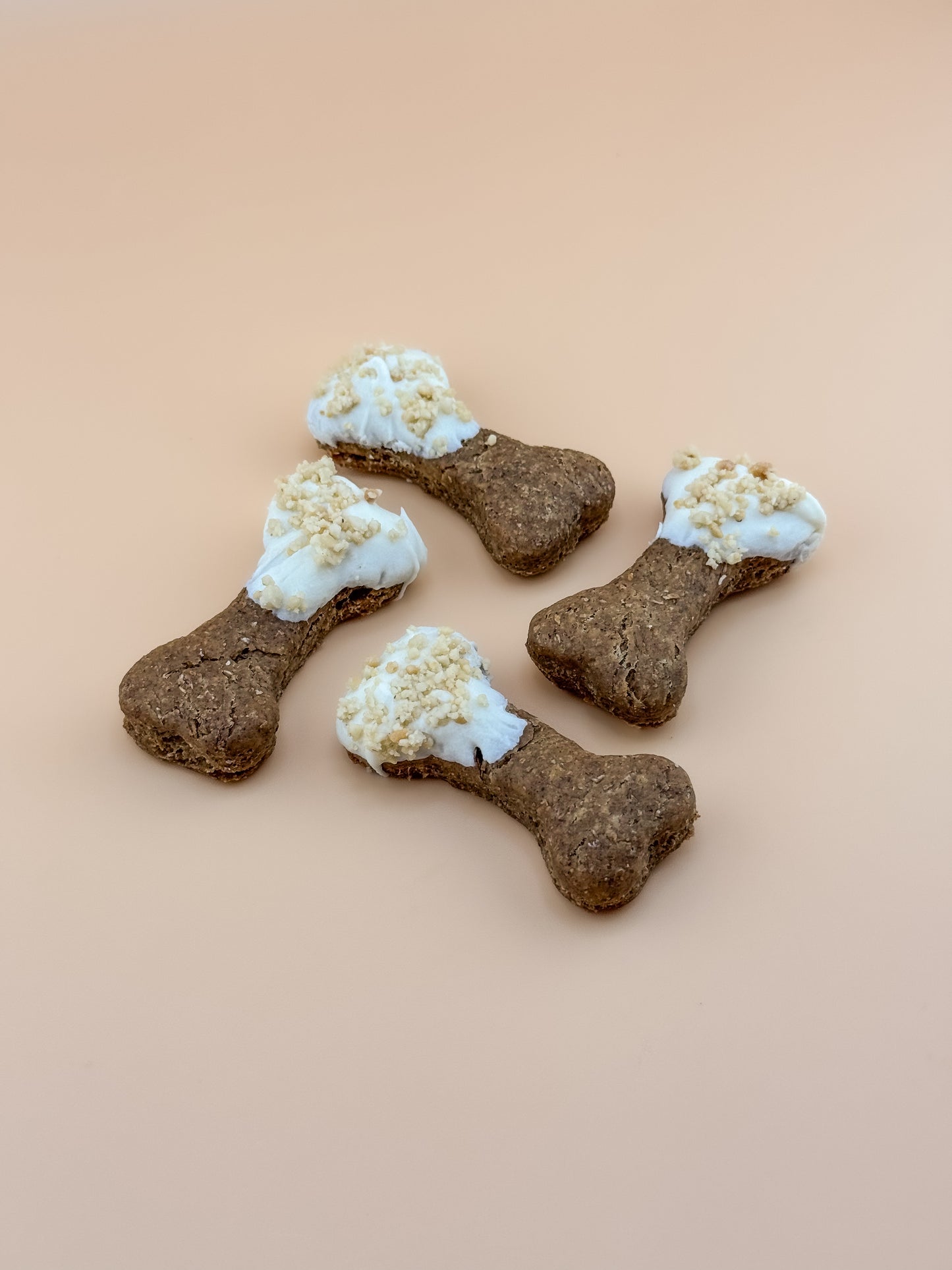 Frosted Dog Bone Treats - Peanut Butter