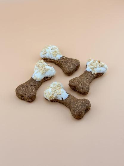 Frosted Dog Bone Treats - Peanut Butter