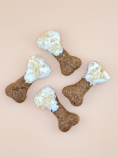 Frosted Dog Bone Treats - Peanut Butter