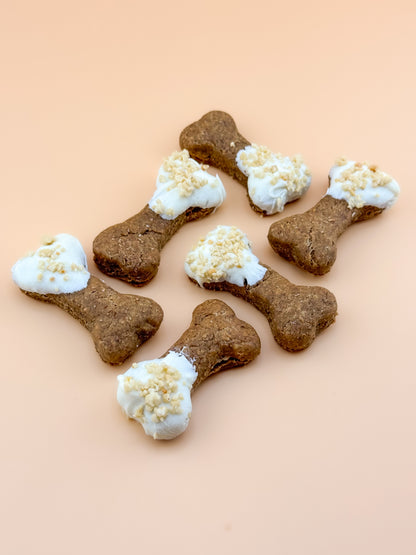 Frosted Dog Bone Treats - Peanut Butter