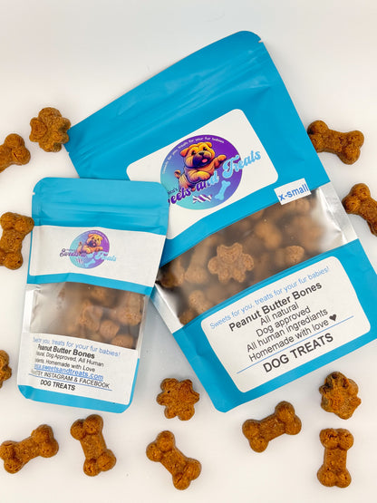 Extra Small Dog Bone Treats - Peanut Butter