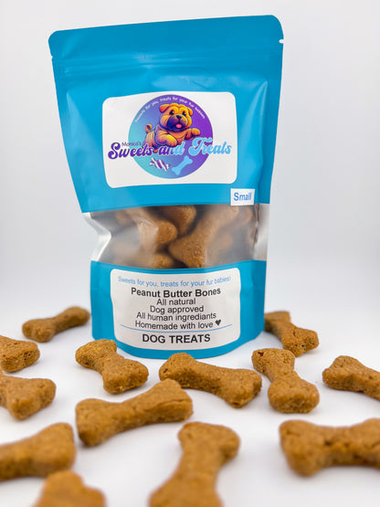 Small Dog Bone Treats - Peanut Butter