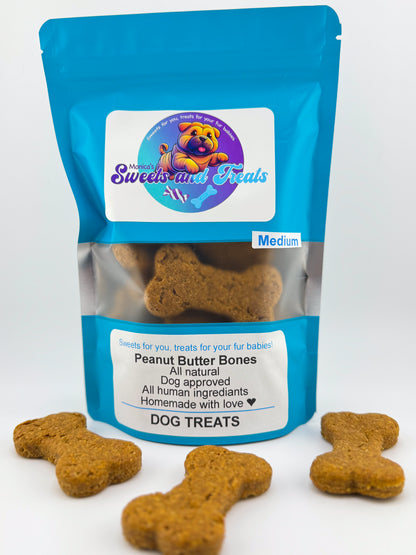 Medium Dog Bone Treats - Peanut Butter