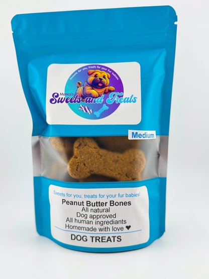 Medium Dog Bone Treats - Peanut Butter